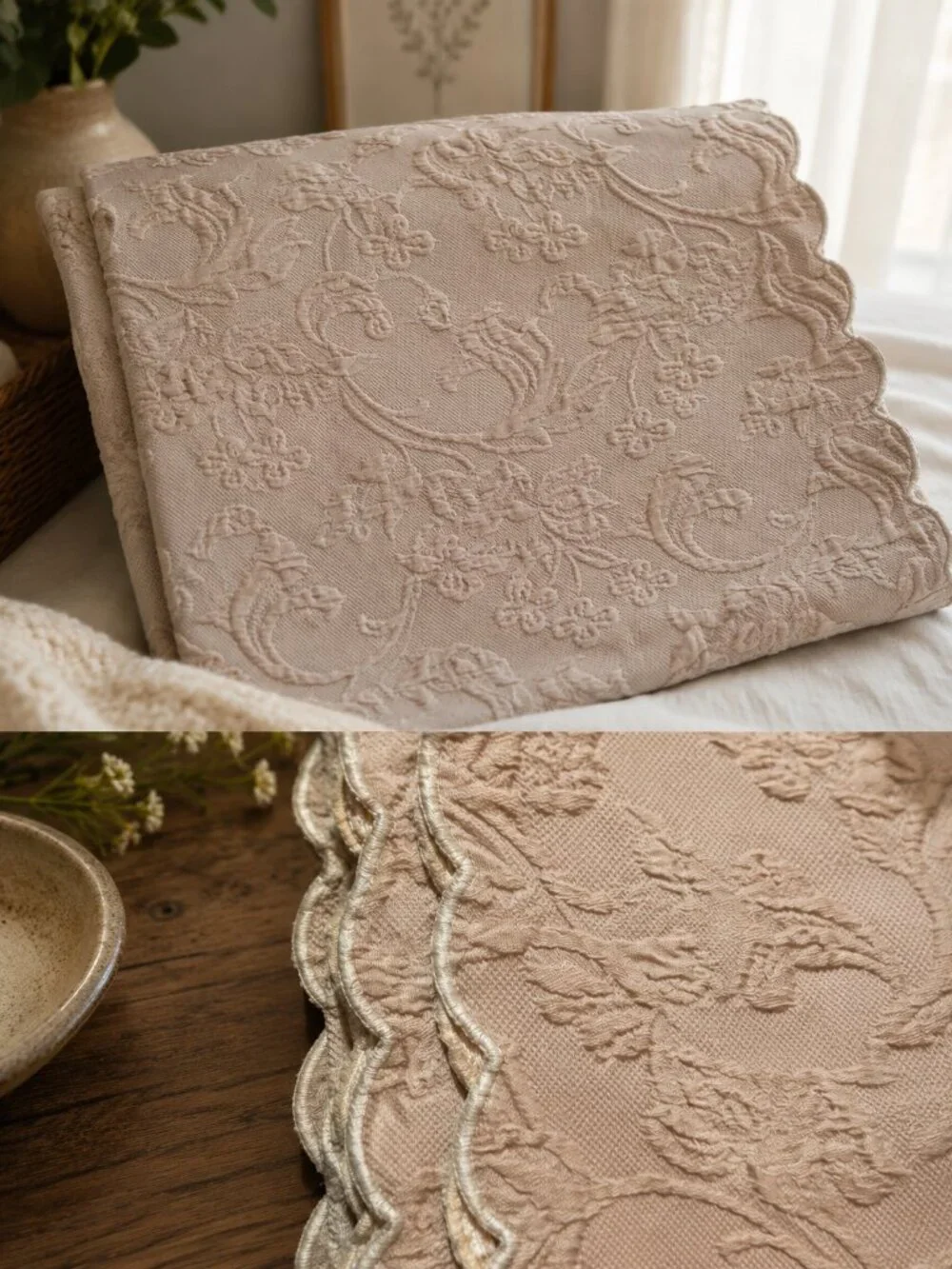 Matelasse ARTISTE™ Coverlet – Textured Floral Jacquard Bedspread